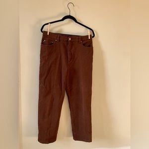 Brown size 12 High Waisted Ralph Lauren Denim